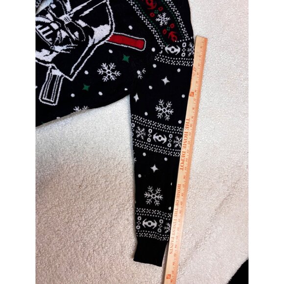 Star Wars Darth Vader Ugly Christmas Sweater Unisex M Black Cotton/Poly Blend - Picture 13 of 14